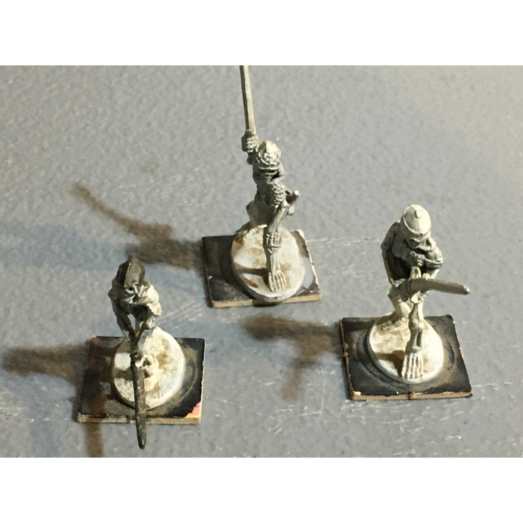 A32383 RAL PARTHA METAL MINIATURES SKELETON WARRIOR KNIGHT 3 PK TABLETOP WAR