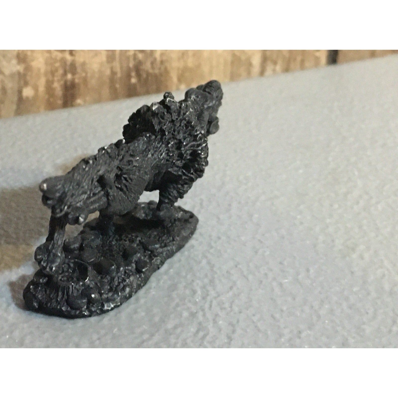 A34017 UNKNOWN METAL MINIATURE D&D DIRE WOLF DUNGEONS & DRAGONS RPG TABLETOP
