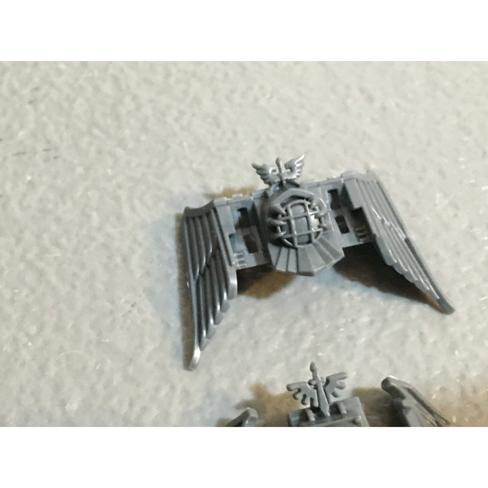 A29405 WARHAMMER 40K SPACE MARINES DARK ANGELS BITS LOT BIKE FRONT PLATES GW