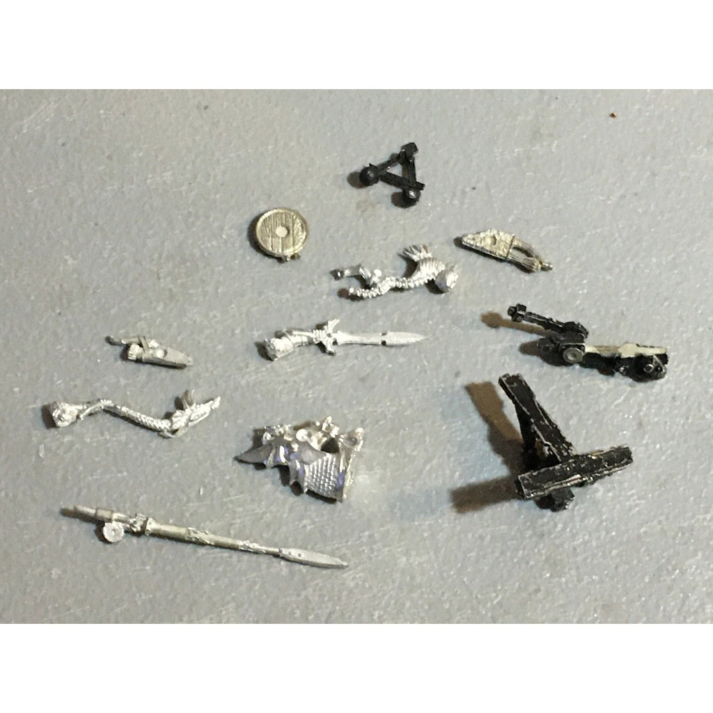 A32491 WARHAMMER FANTASY METAL MIXED BITS LOT HIGH ELVES UNDEAD BALLISTA GW