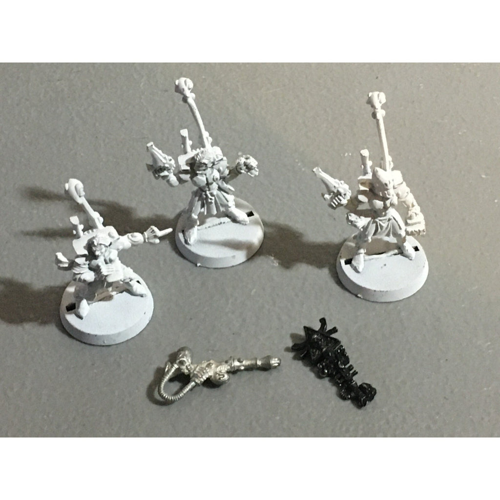 A20586 WARHAMMER 40K CRAFTWORLDS ELDAR ALL METAL CREW & BITS OOP