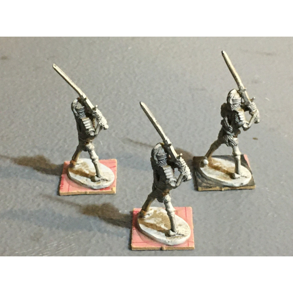 A32384 RAL PARTHA METAL MINIATURES SKELETON WARRIOR KNIGHT 3 PK TABLETOP WAR
