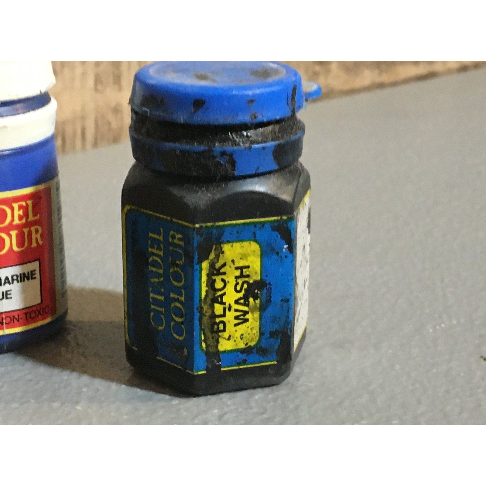 A33425 CITADEL COLOURS USED PAINT POTS 4 PK OOP GAMES WORKSHOP