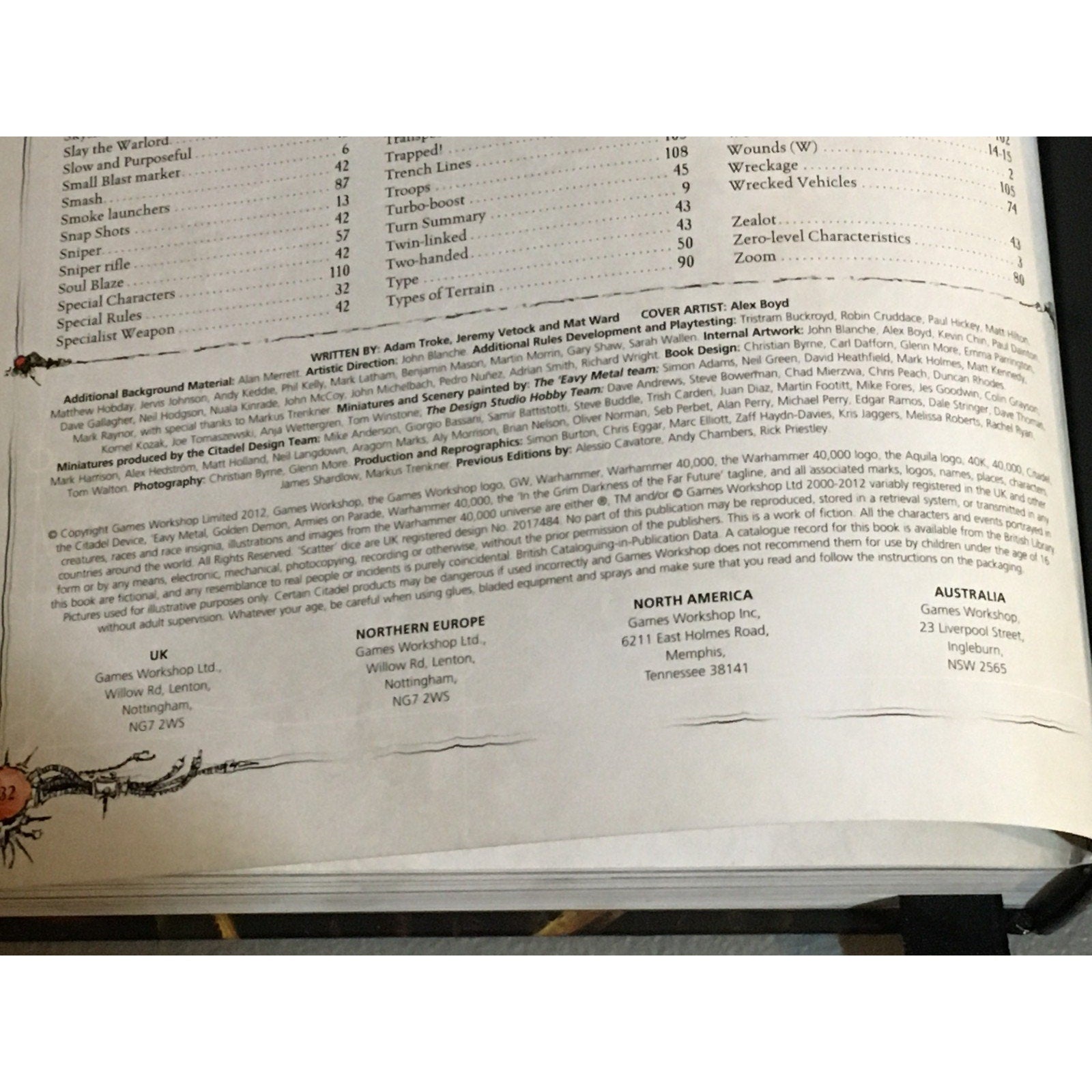 BOOK WARHAMMER 40K GRIM DARKNESS 6TH ED CORE RULE BOOK USED HB HARDBACK