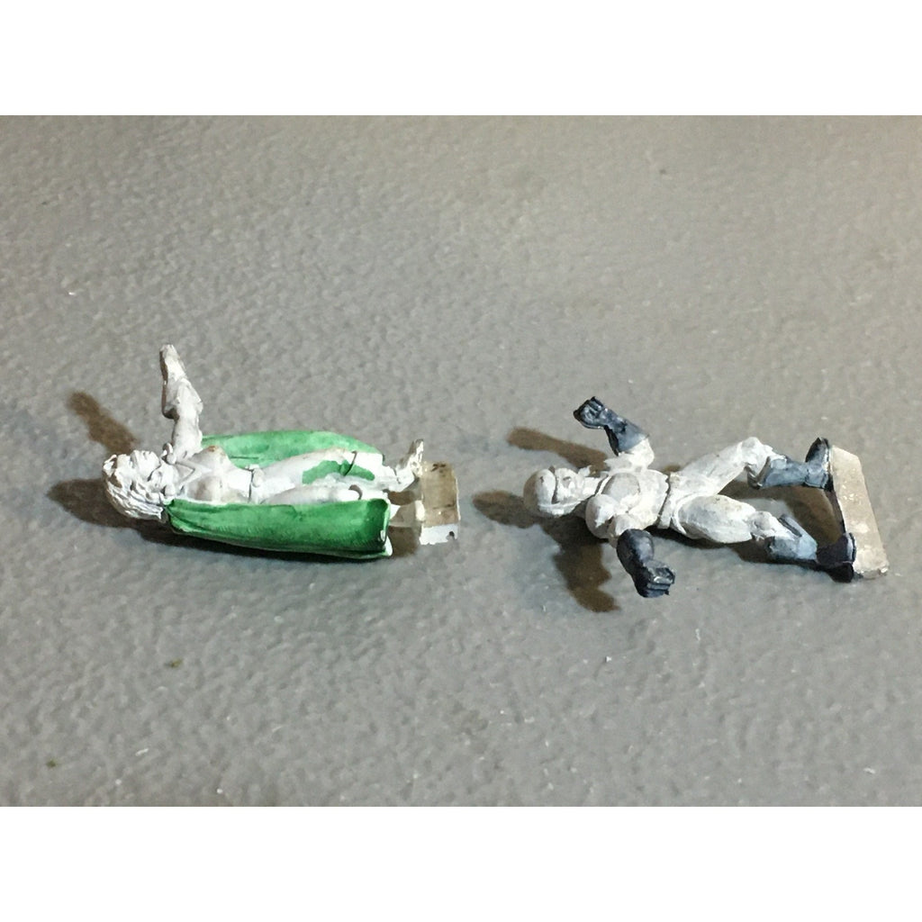 A32083 UNKNOWN METAL SUPERHERO 2 PK MALE FEMALE TABLE TOP WAR GAMES RPG