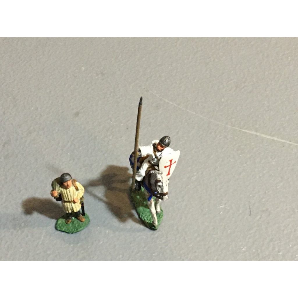 A10137 CITADEL PRE SLOTTA METAL RARE OOP HUMAN KNIGHTS 1 MOUNTED PAINTED