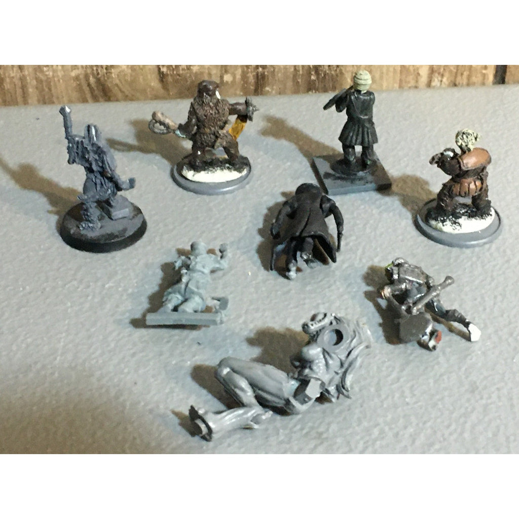 A32534 UNKNOWN MINIATURES PLASTIC INCOMPLETE WARRIOR SOLDIER