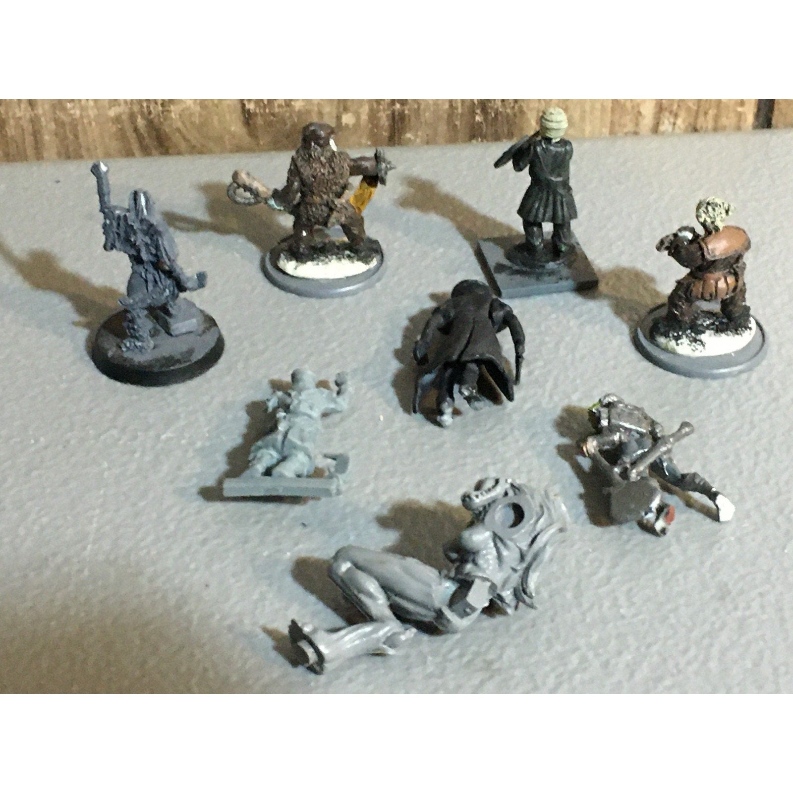 A32534 UNKNOWN MINIATURES PLASTIC INCOMPLETE WARRIOR SOLDIER