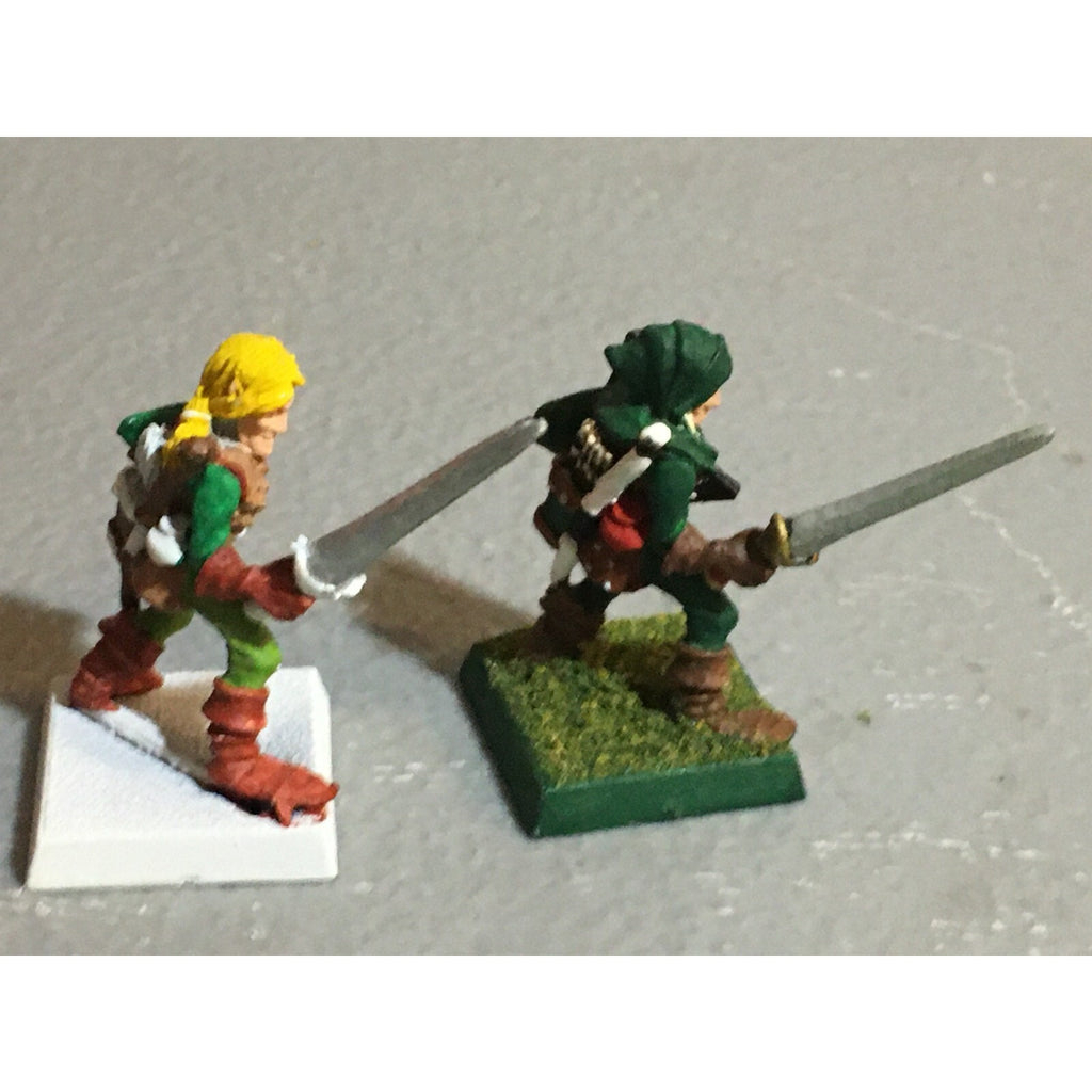 A18763 WARHAMMER FANTASY MARAUDER METAL WOOD ELVES WARRIORS 2 PK GW