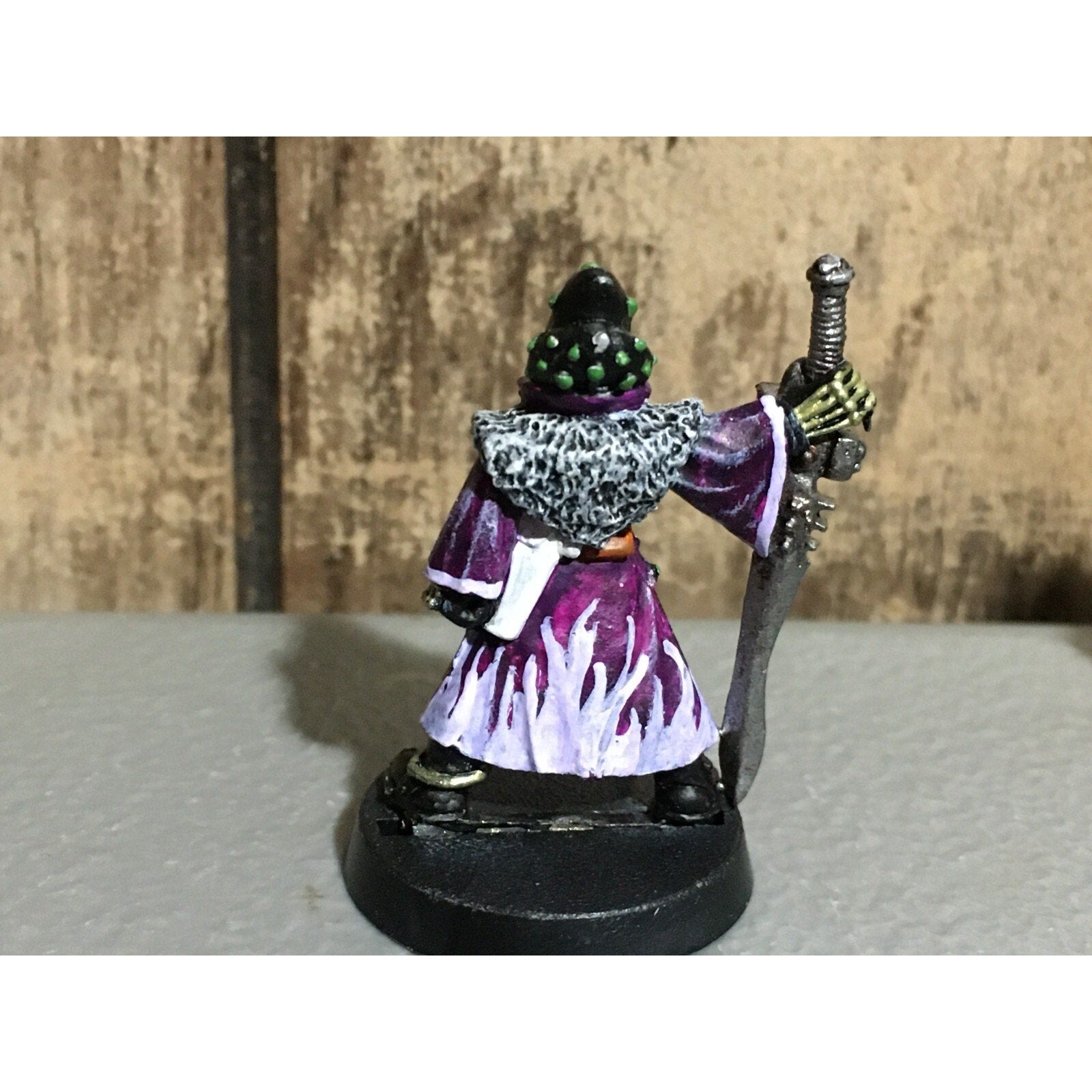 A19674 WARHAMMER 40K ELDAR CRAFTWORLDS METAL WARLOCK W SWORD OOP PAINTED