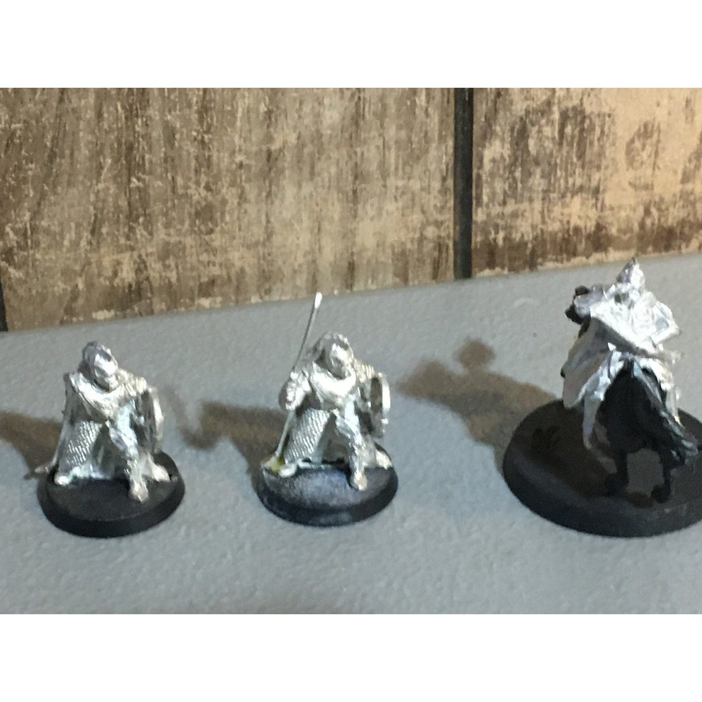 A30408 LOTR LORD RINGS GAMES WORKSHOP METAL ROHAN RIDER & ROYAL GUARD MISS 1 ARM