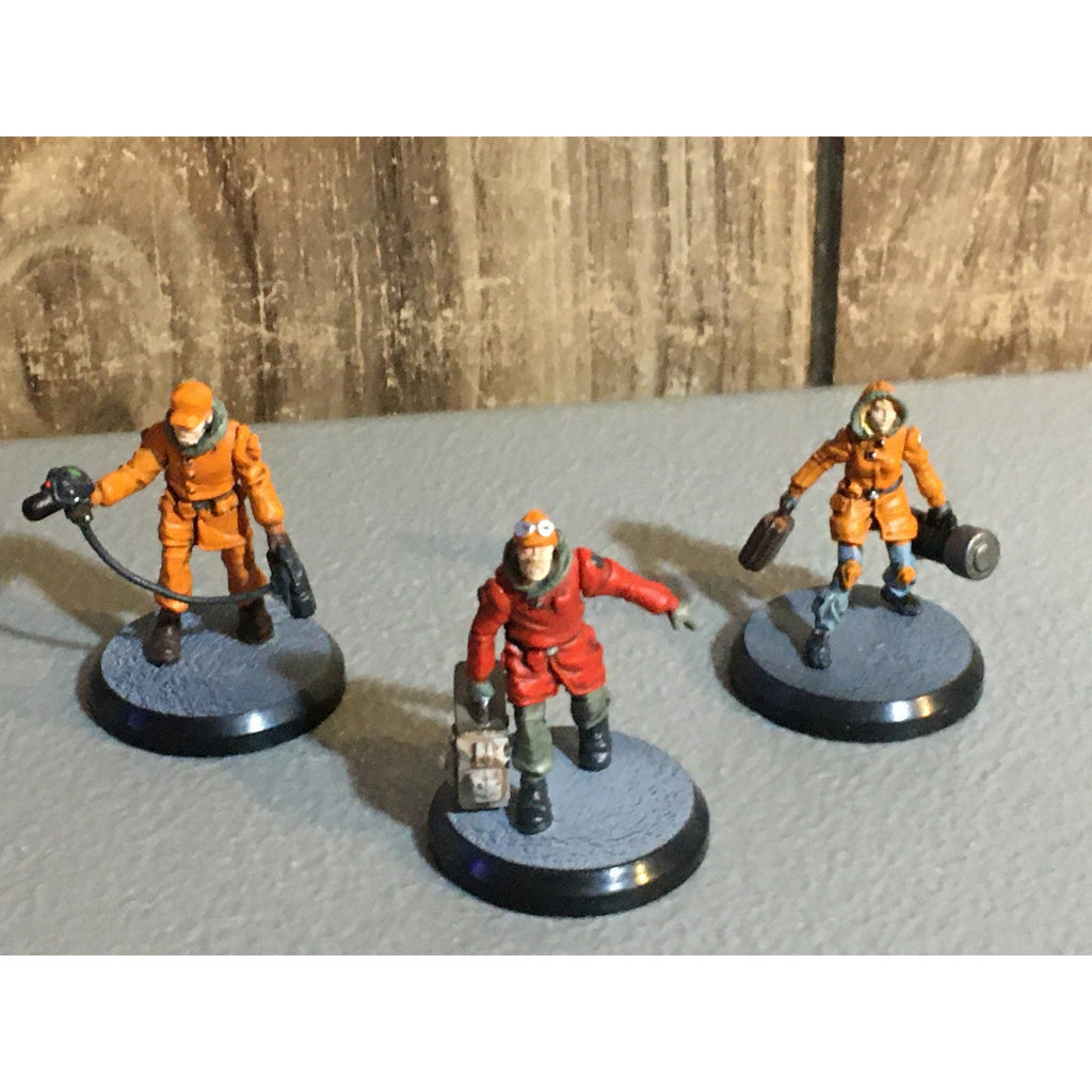 A33521 RACKHAM AT-43 UNA ENGINEERS 3 PK MINIATURES NO CARD