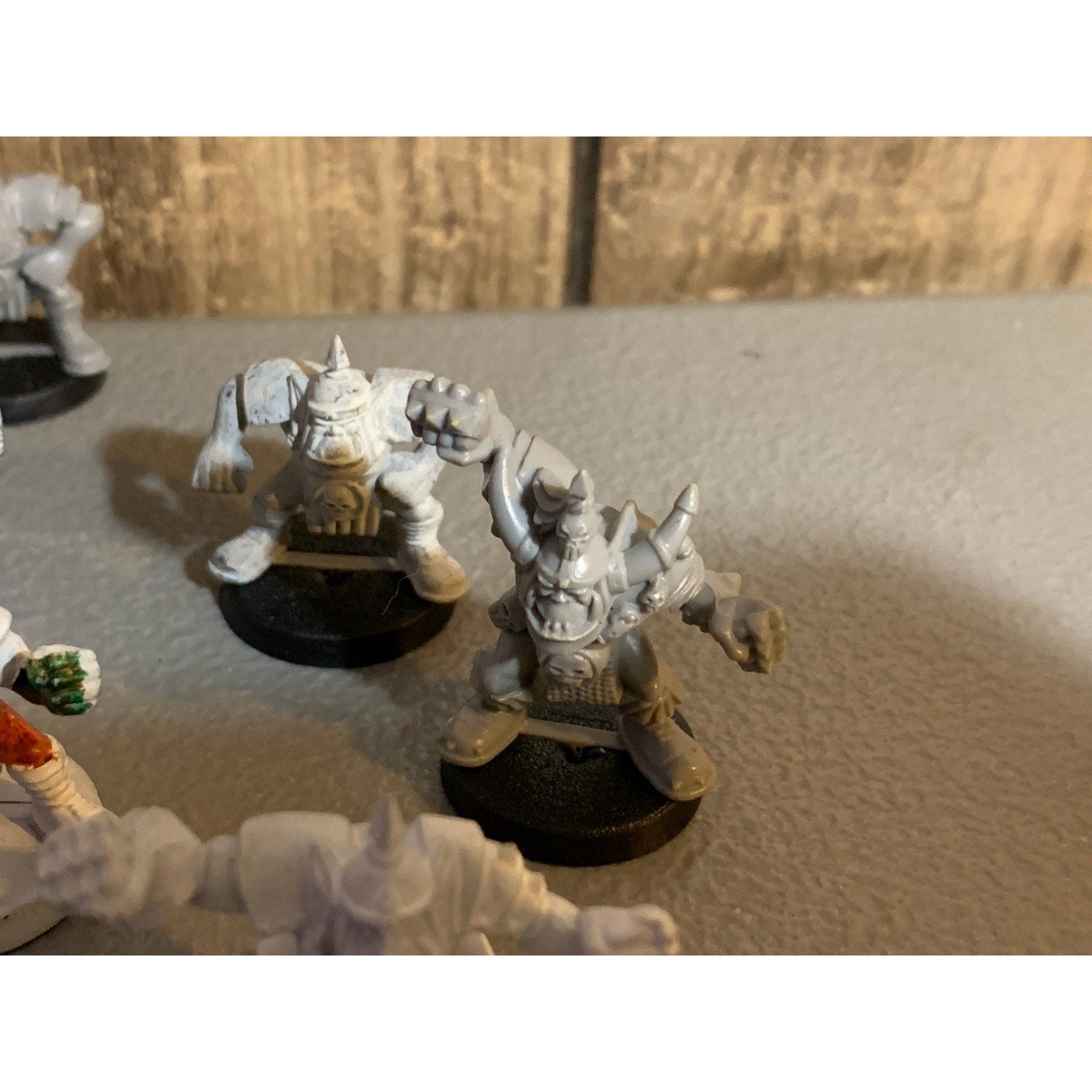 A30183 WARHAMMER BLOOD BOWL OOP ORKS ORCLAND RAIDERS CUST TEAM OOP PLASTIC BLACK