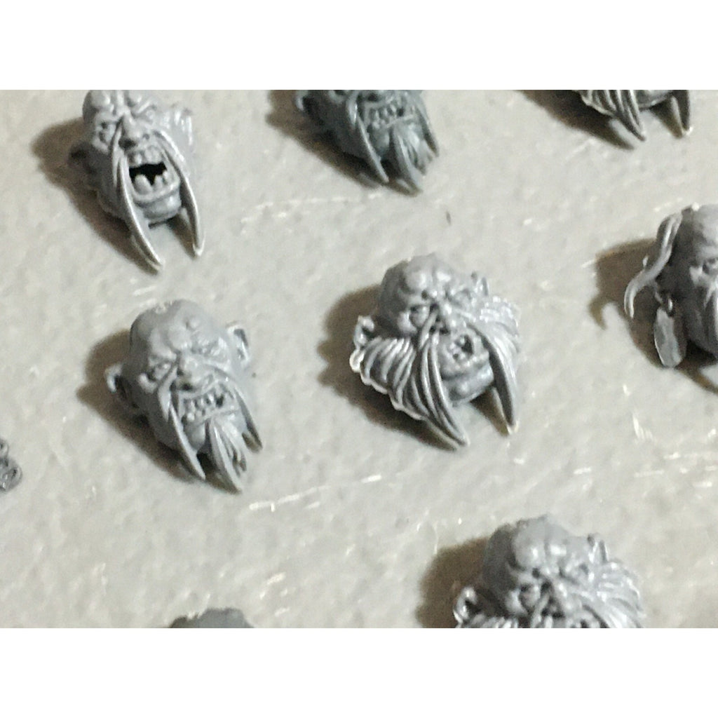 A22578 WARHAMMER FANTASY OGRE KINGDOMS BITS LOT HEADS GAMES WORKSHOP GW