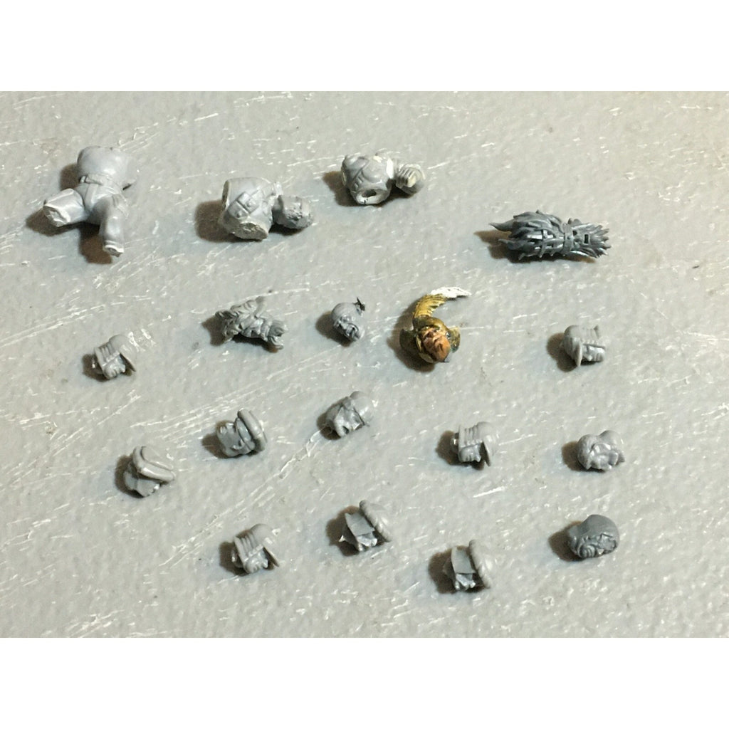 A23441 WARHAMMER FANTASY THE EMPIRE BITS LOT HEADS GAMES WORKSHOP GW