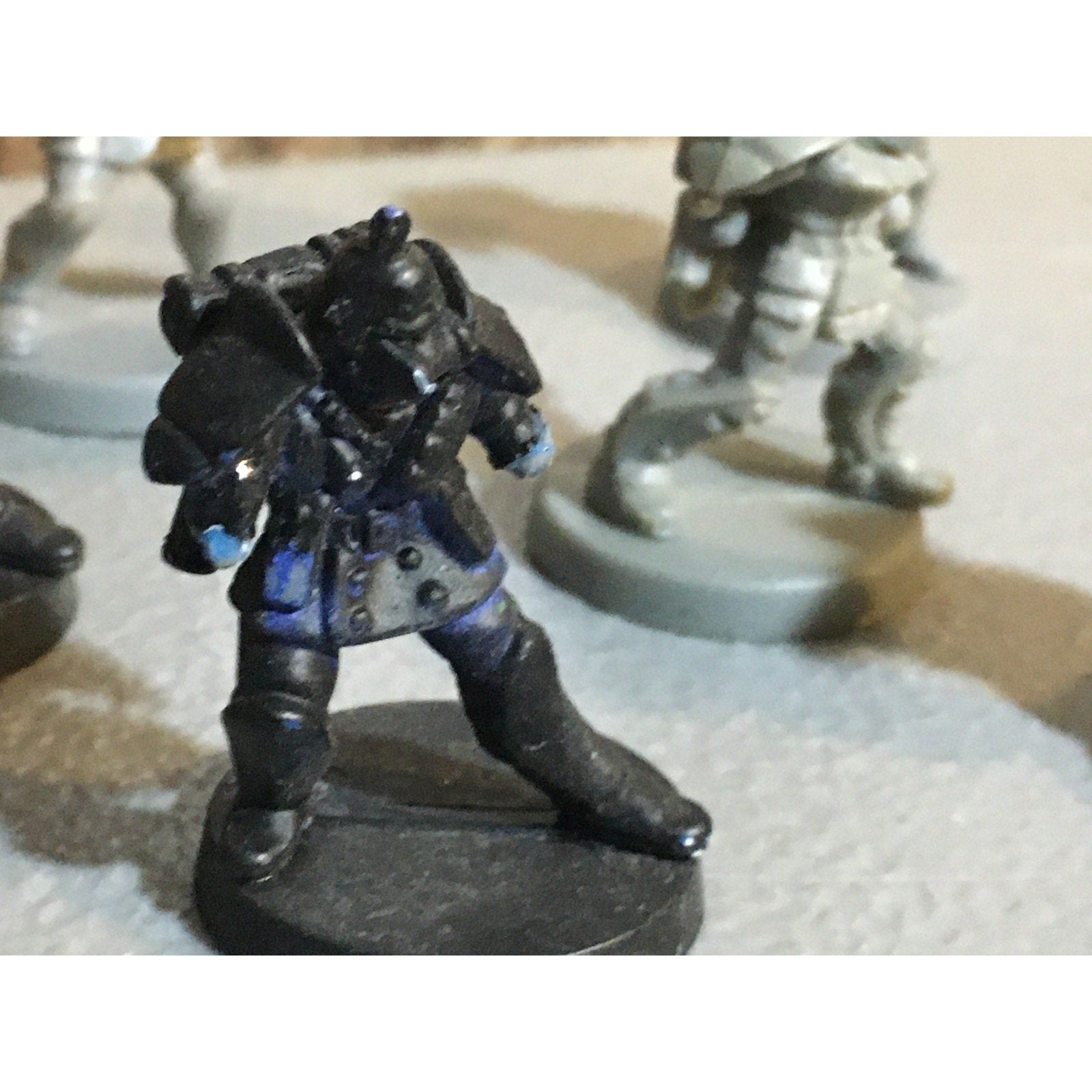 A30066 UNKNOWN TABLE TOP SCI-FI POWER ARMOR SOLDIERS 11 PK INCOMPLETE WAR GAMES