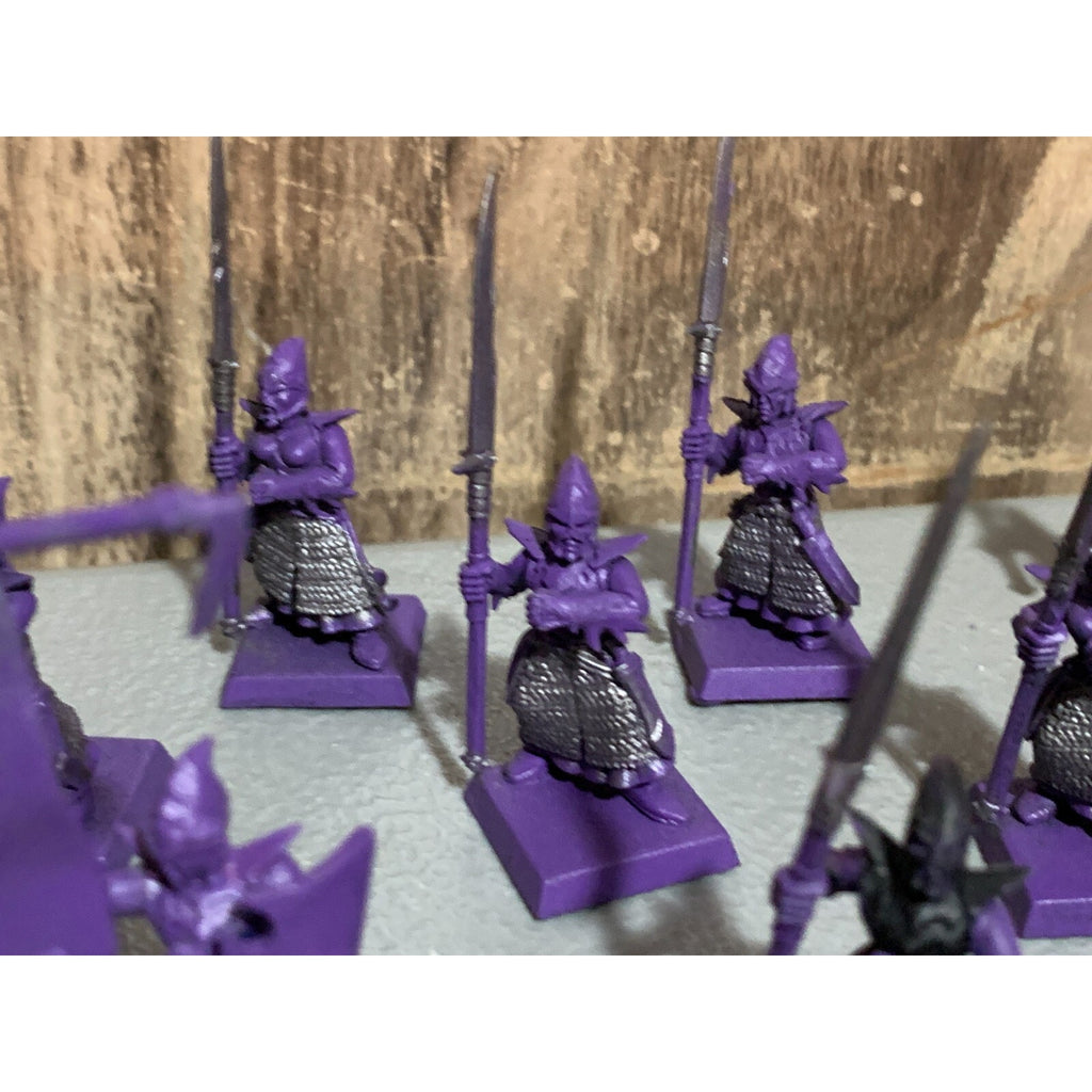 A16899 WARHAMMER AOS FANTASY DARK ELVES SPEARMEN 10 PACK GW GAMES WORKSHOP