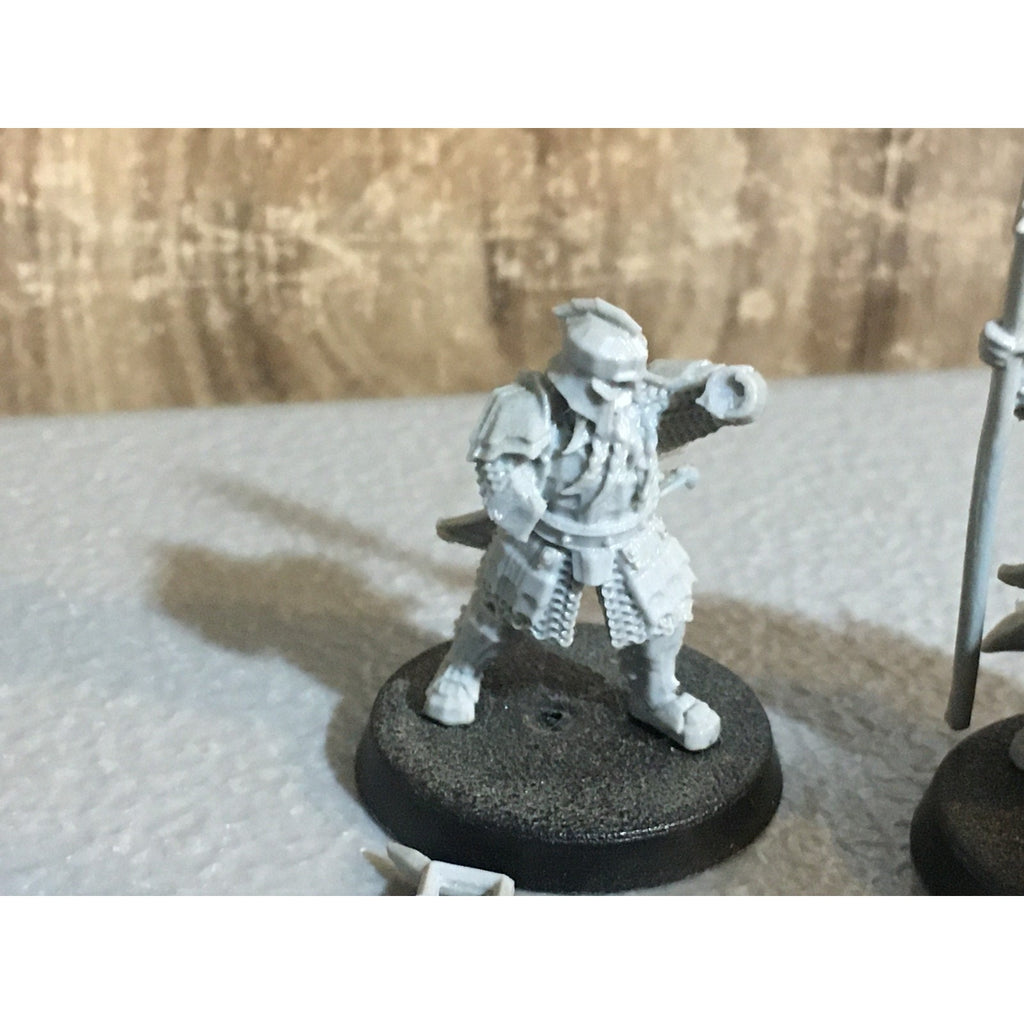 A30374 LOTR LORD THE RINGS GW GAMES WORKSHOP FINECAST IRON HILLS DWARF COMMAND