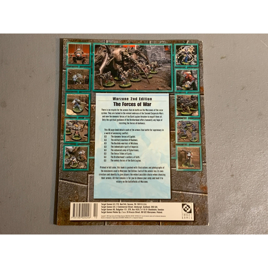 A31648 WARZONE MUTANT CHRONI HHG HEARTBREAKER ARMY BOOK PLAYED THE FORCES OF WAR