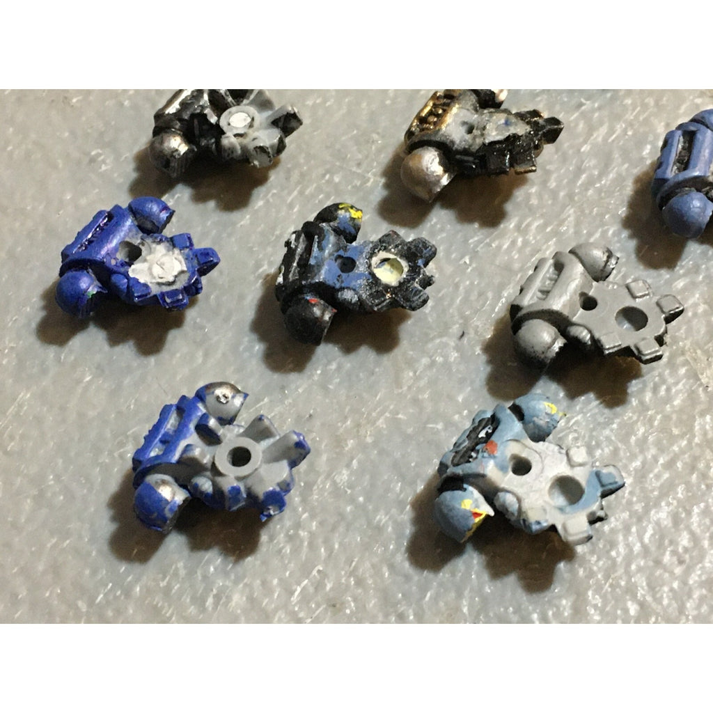 A23260 WARHAMMER 40K SPACE MARINES ROGUE TRADER BITS LOT BACKPACKS SOME CLOGD GW