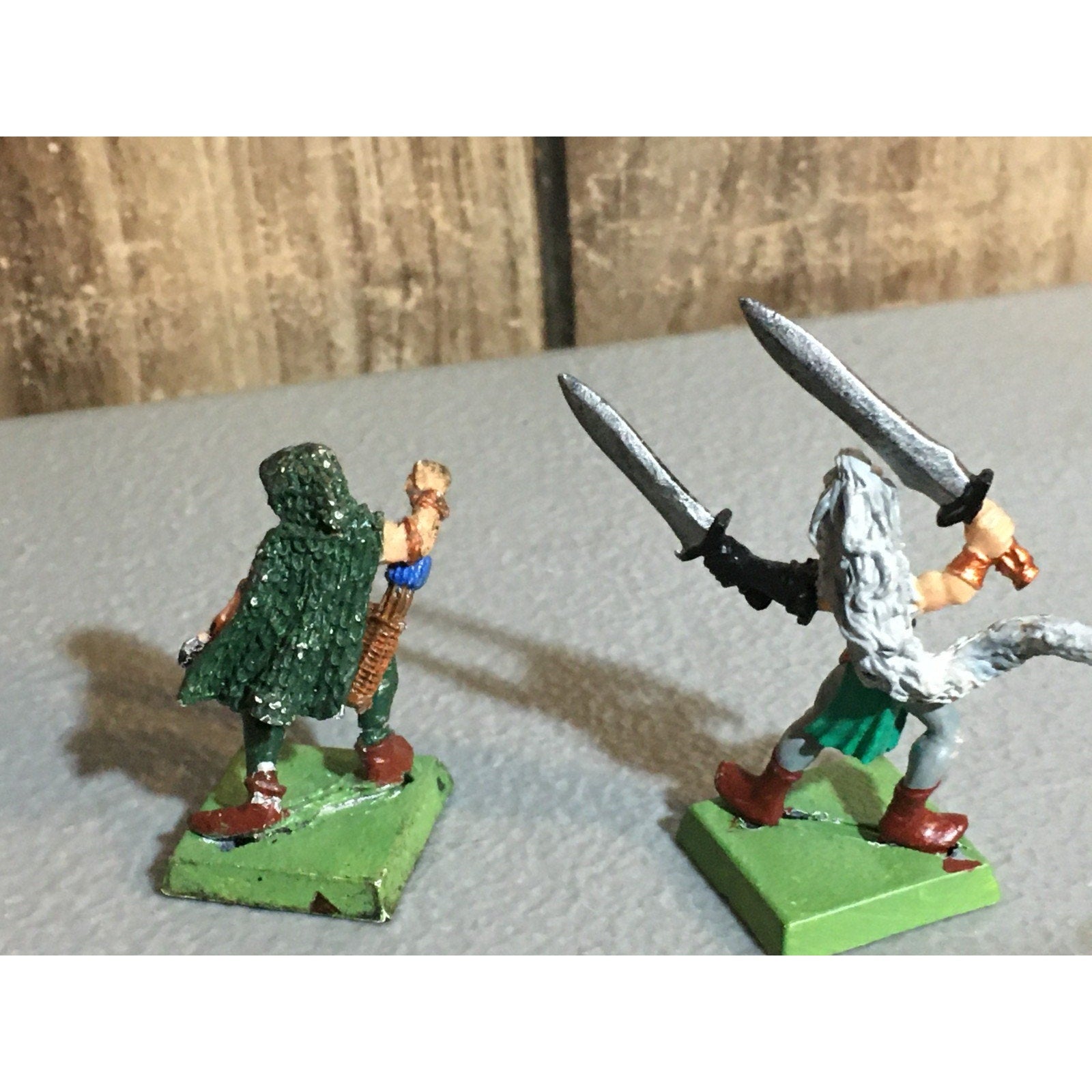 A24676 WARHAMMER FANTASY WOOD ELVES METAL WARDANCER & SCOUT BROKE BOW GW
