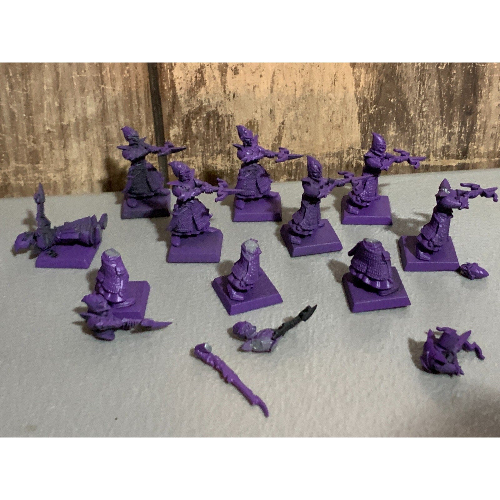 A16905 WARHAMMER AOS FANTASY DARK ELVES CROSSBOWMEN 10 PACK MISS GW