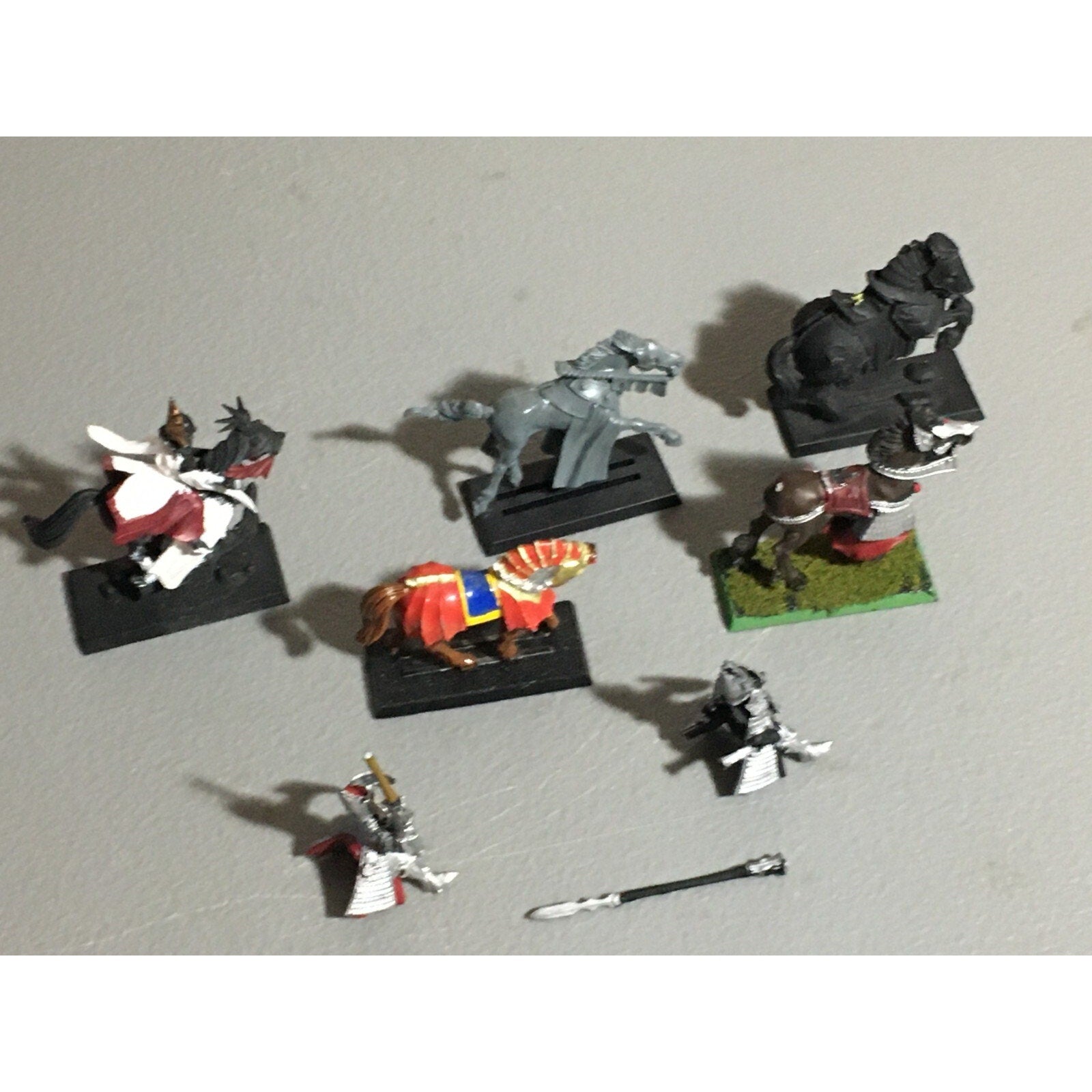 A22414 WARHAMMER FANTASY HIGH ELVES MIXED LOT HORSES SILVER HELM PRINCE GW