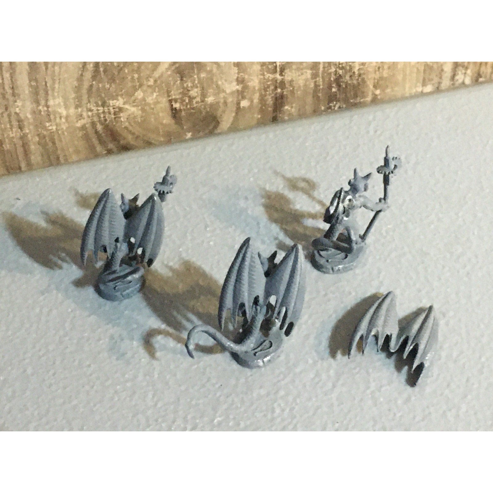 A32616 RAL PARTHA MINIATURES METAL MONSTERS 3 PK DEMON IMP 1 BROKE WEAPON D&D