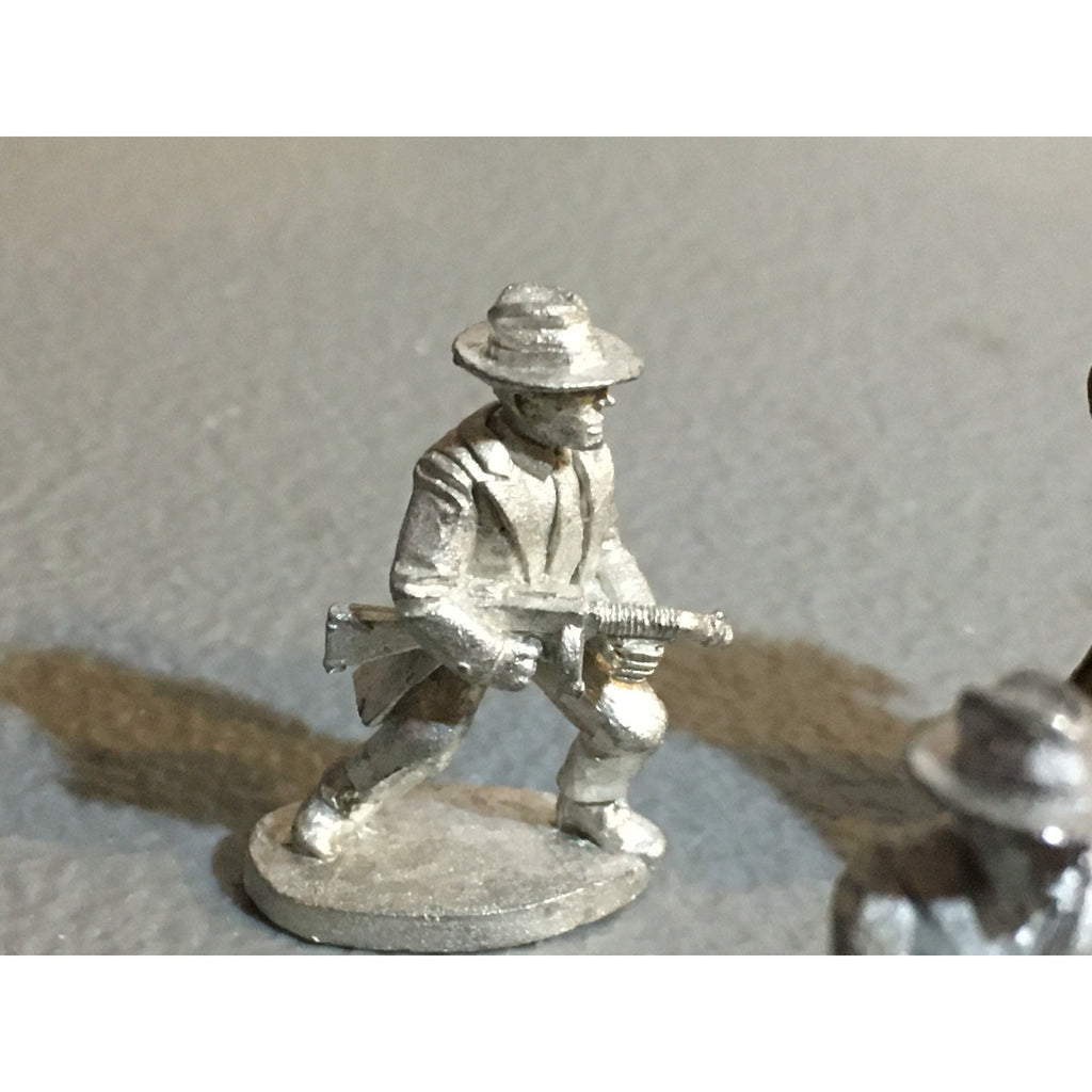A34036 UNKNOWN METAL MINIATURES SCI-FI MODERN MIXED LOT SOLDIER CIVILIAN ROBOT
