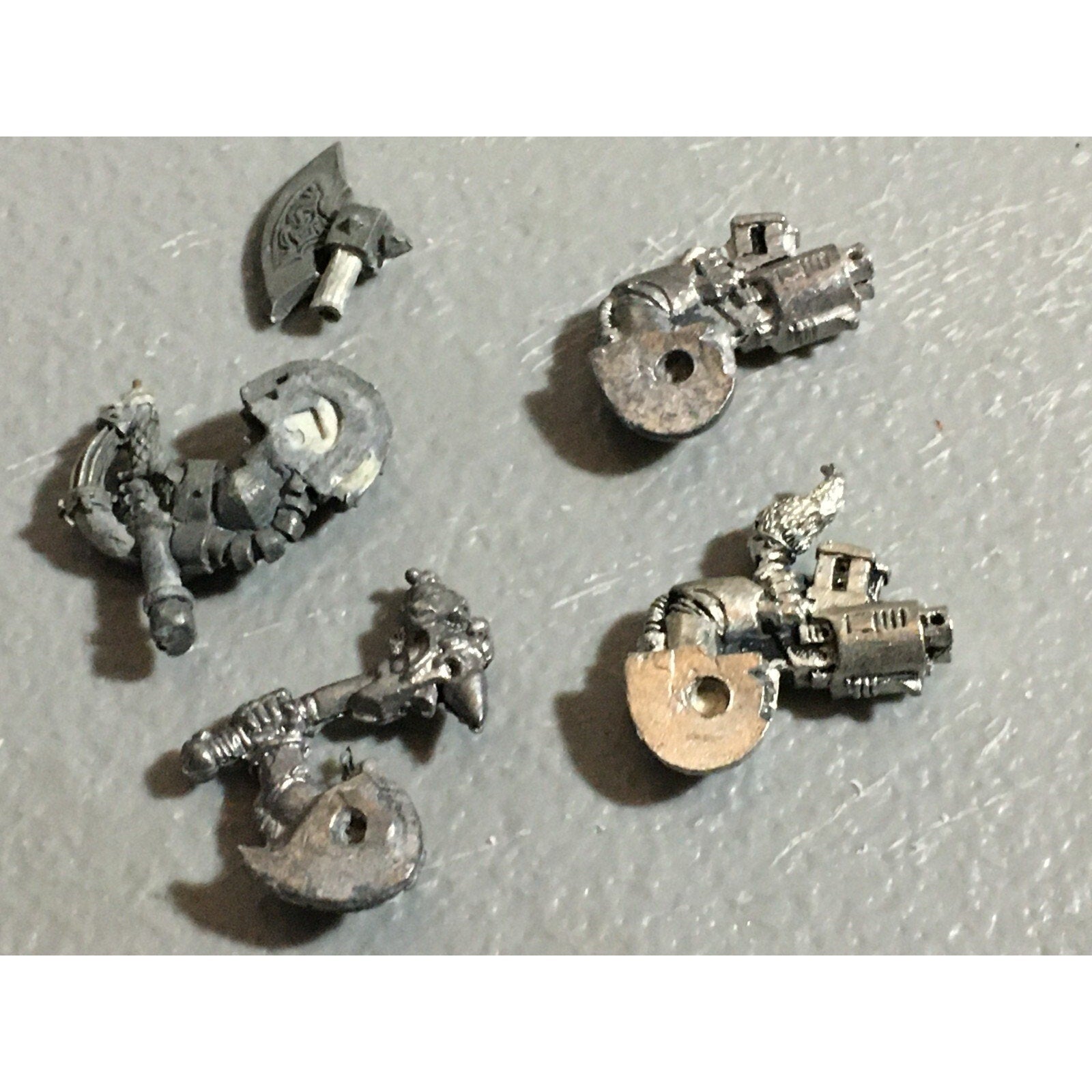 A22386 WARHAMMER 40K SPACE MARINES WOLVES METAL BITS LOT TERMINATOR ARMS GW