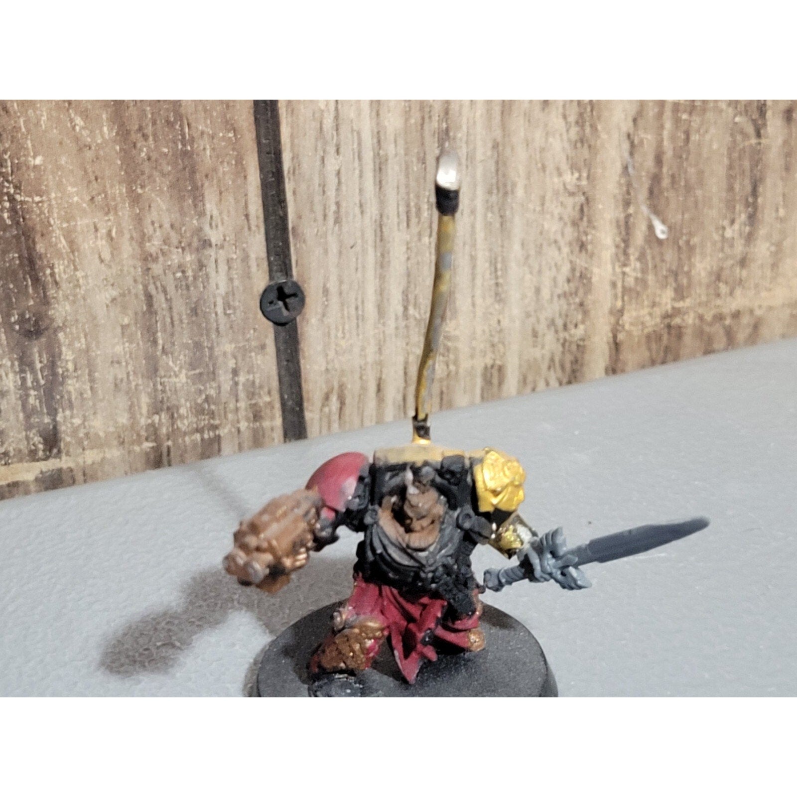 A18681 WARHAMMER 40K SPACE MARINES METAL TERMINATOR CAPTAIN CUSTOM HAND