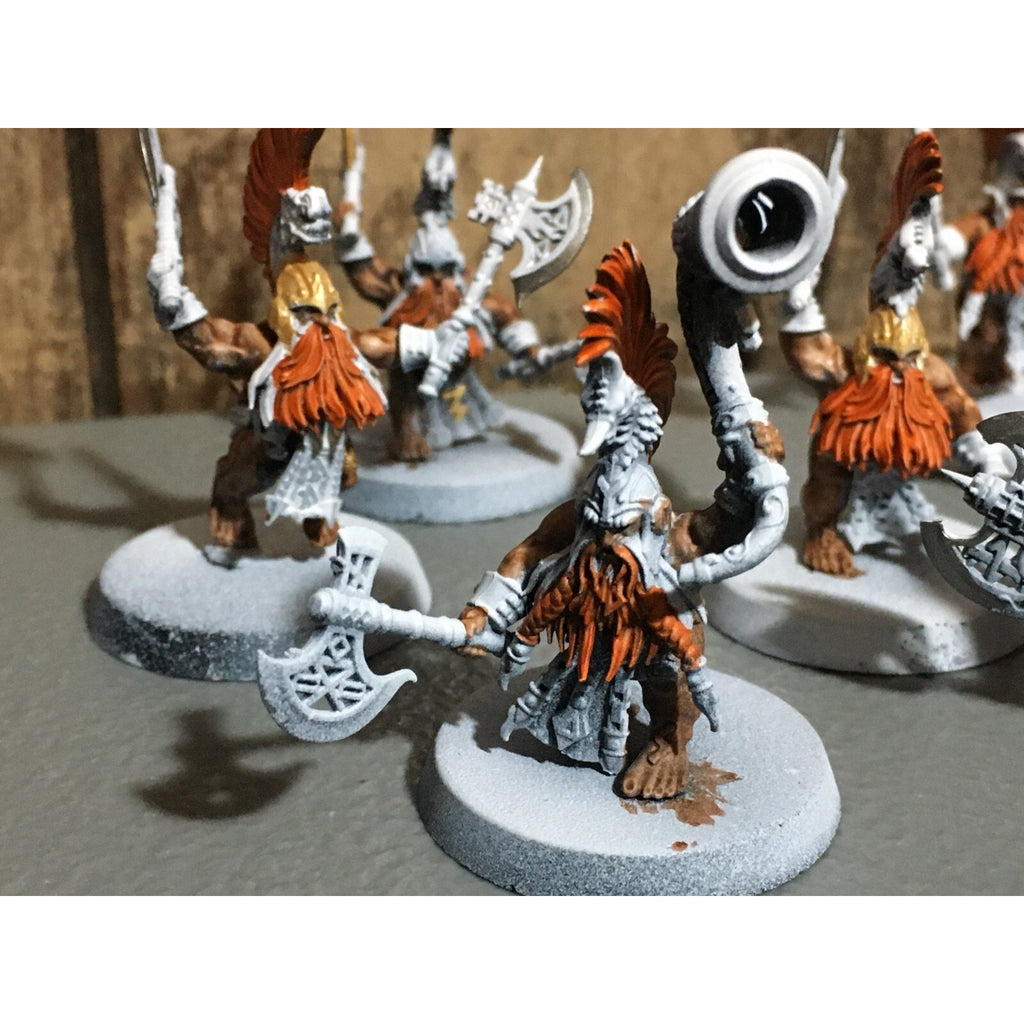 A20178 WARHAMMER FANTASY AOS FYRESLAYERS VULKITE BERZERKERS 10 PK PRIMED