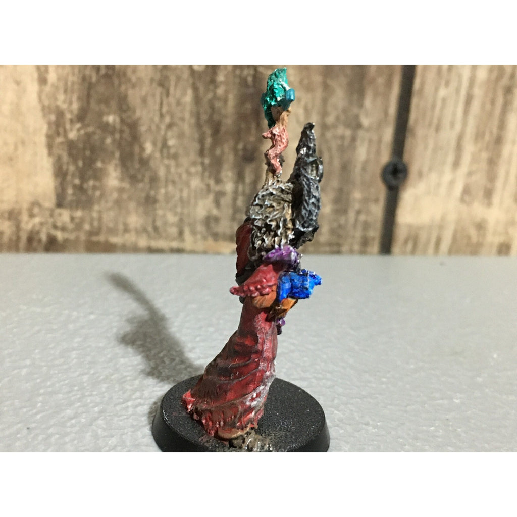 A19734 WARHAMMER FANTASY CHAOS MORTALS SORCERER CH5 SLAGROTH VILE STAFF METAL