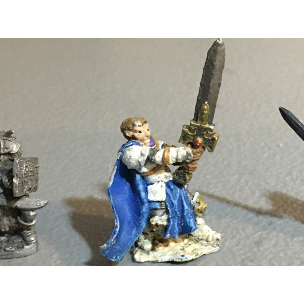 A29789 METAL MINIATURES LOT RMI UNKOWN ORC WARRIOR HUMAN KNIGHT ELF RANGER