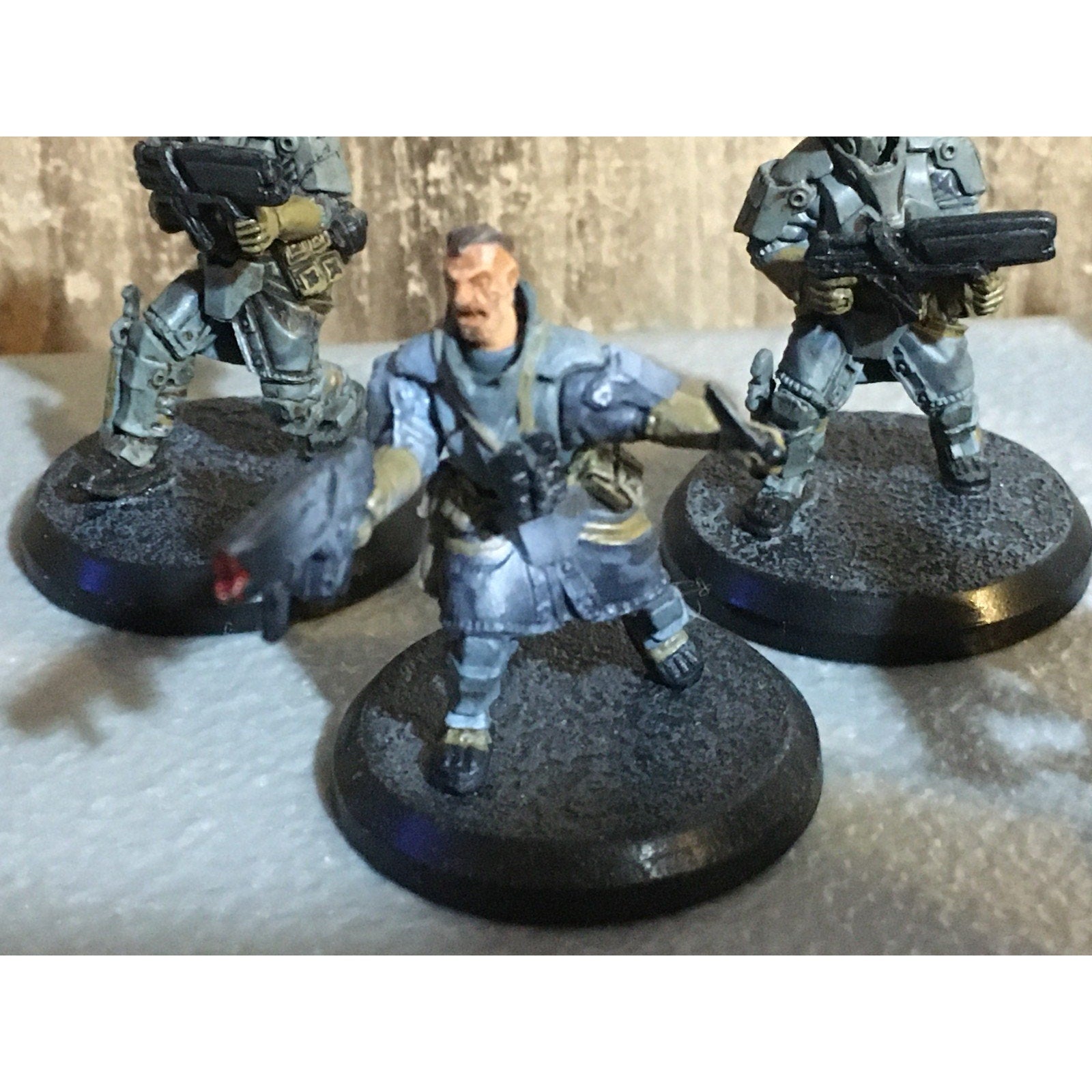 A33529 RACKHAM AT-43 UNA STEEL TROOPERS 7 PK MINIATURES W CARDS