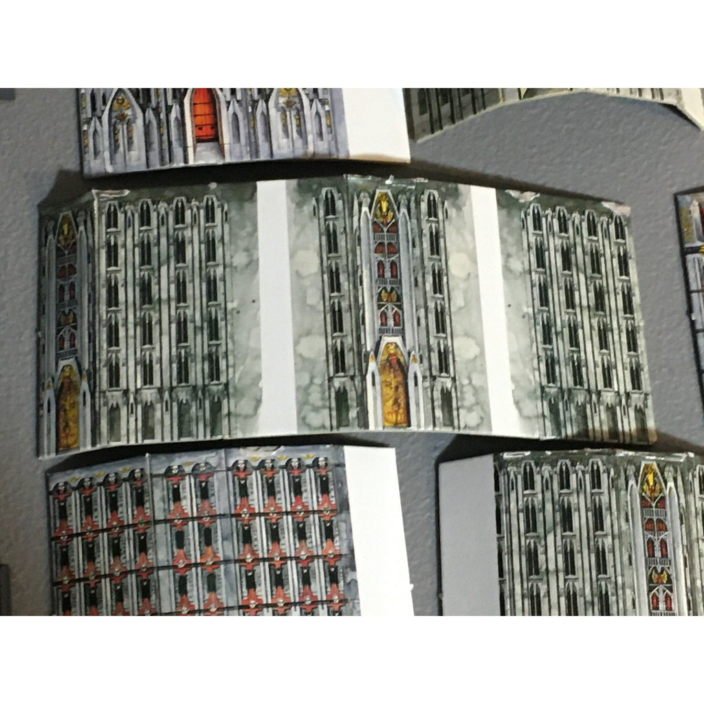 A31709 WARHAMMER EPIC 40K SPACE MARINES BUILDING SOME BROKEN DOESNT MATCH EXTRA