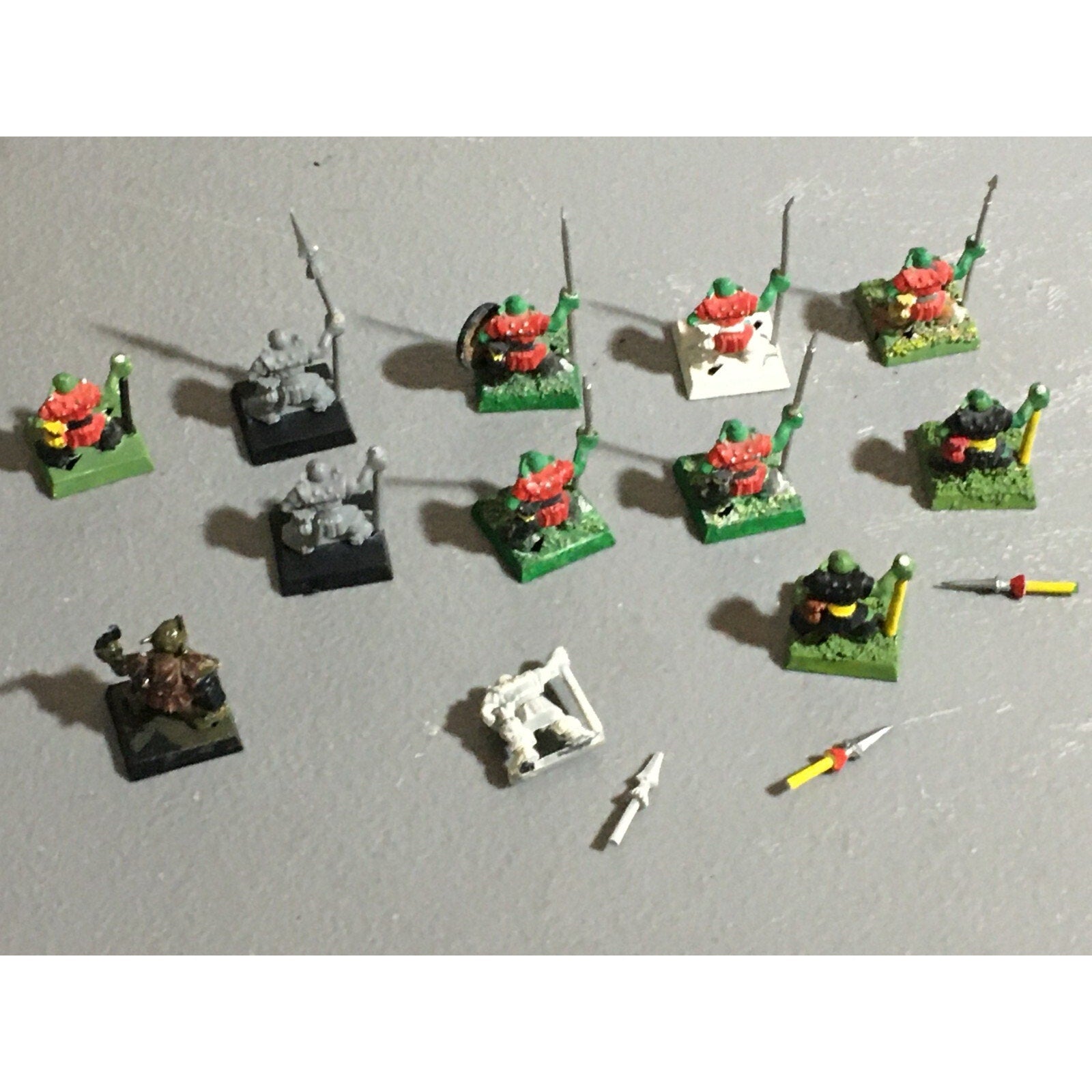 A22046 WARHAMMER FANTASY ORCS & GOBLINS VINTAGE GOBLIN SPEARMEN CUSTOM OOP GW