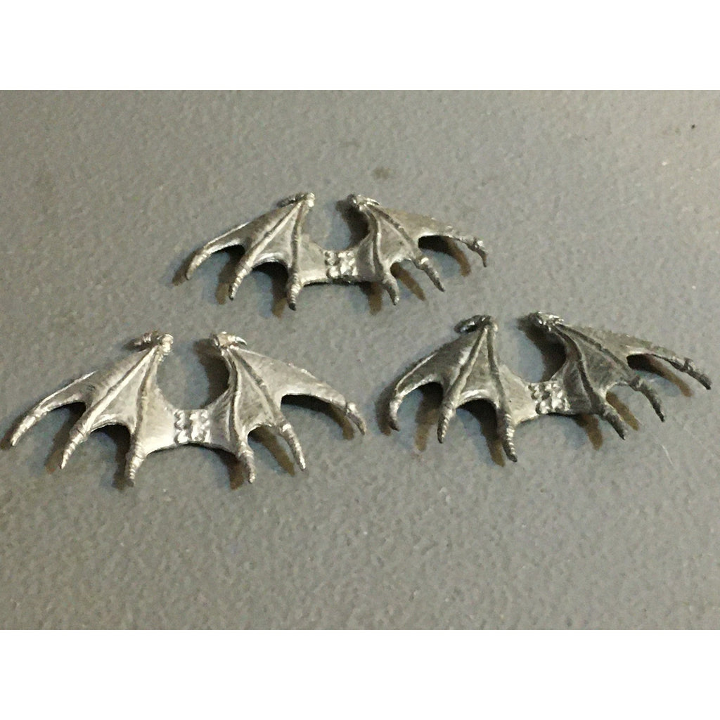 A33852 WARHAMMER 40K TYRANIDS BITS LOT METAL GARGOYLE WINGS 3 PK GW