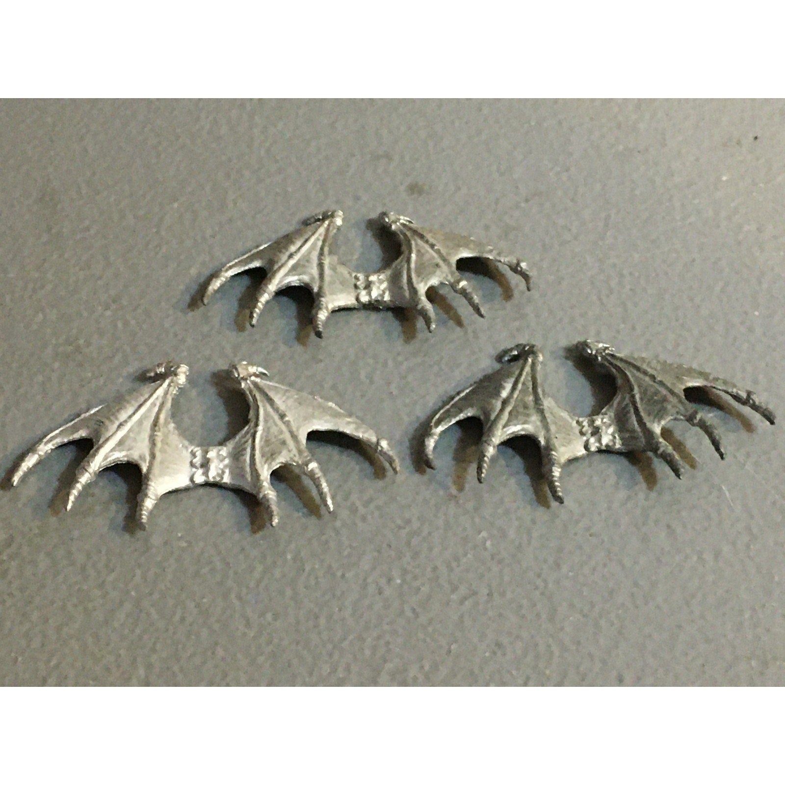 A33852 WARHAMMER 40K TYRANIDS BITS LOT METAL GARGOYLE WINGS 3 PK GW
