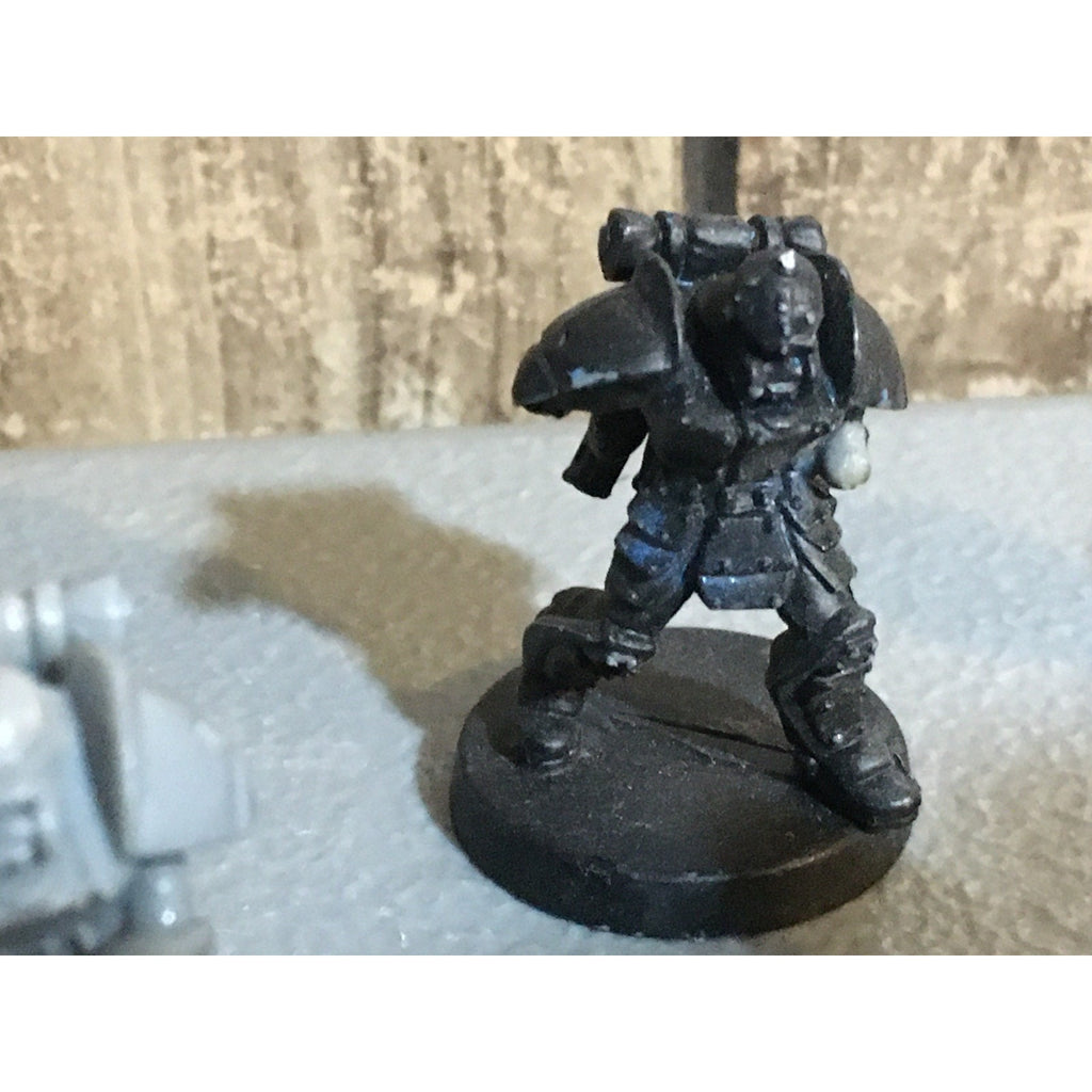 A30065 UNKNOWN TABLE TOP SCI-FI POWER ARMOR SOLDIERS 11 PK INCOMPLETE WAR GAMES