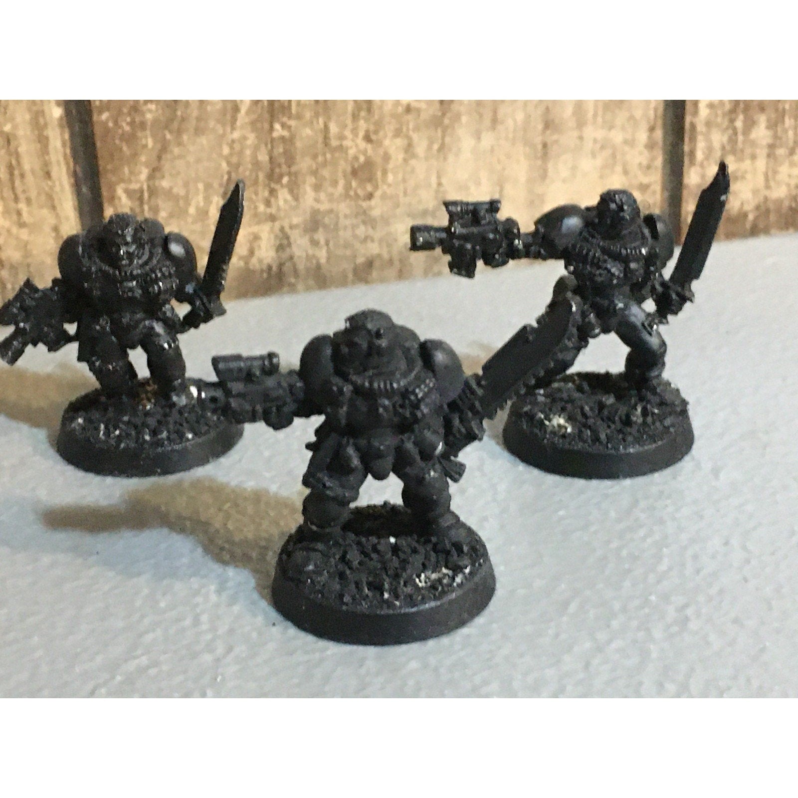 A33802 WARHAMMER 40K SPACE MARINES METAL SCOUTS 3 PK GW GAMES WORKSHOP