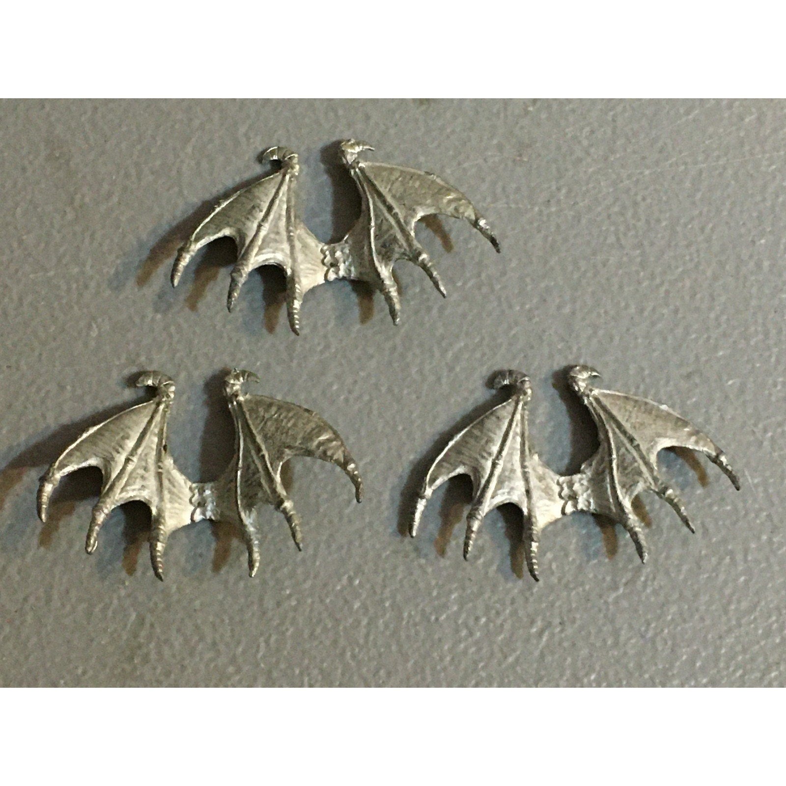 A33850 WARHAMMER 40K TYRANIDS BITS LOT METAL GARGOYLE WINGS 3 PK GW