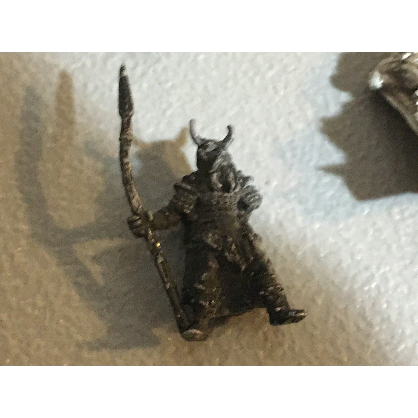 A32529 UNKNOWN METAL MINIATURES INCOMPLETE WARRIOR SOLDIER NINJA