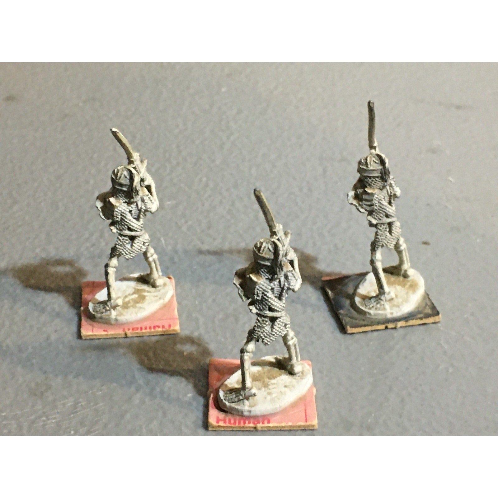 A32384 RAL PARTHA METAL MINIATURES SKELETON WARRIOR KNIGHT 3 PK TABLETOP WAR