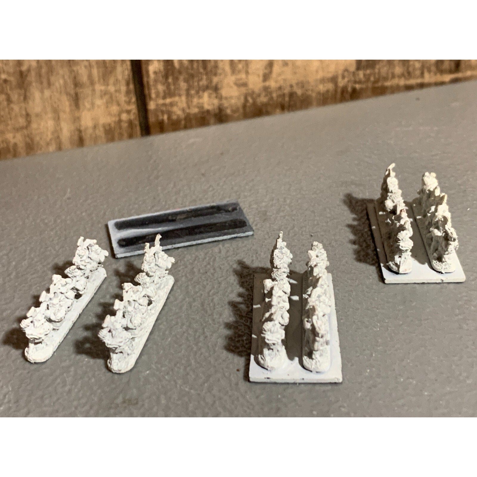 A16658 WARMASTER WARHAMMER DWARF TROLLSLAYERS 6 STANDS METAL GAMES WORKSHOP