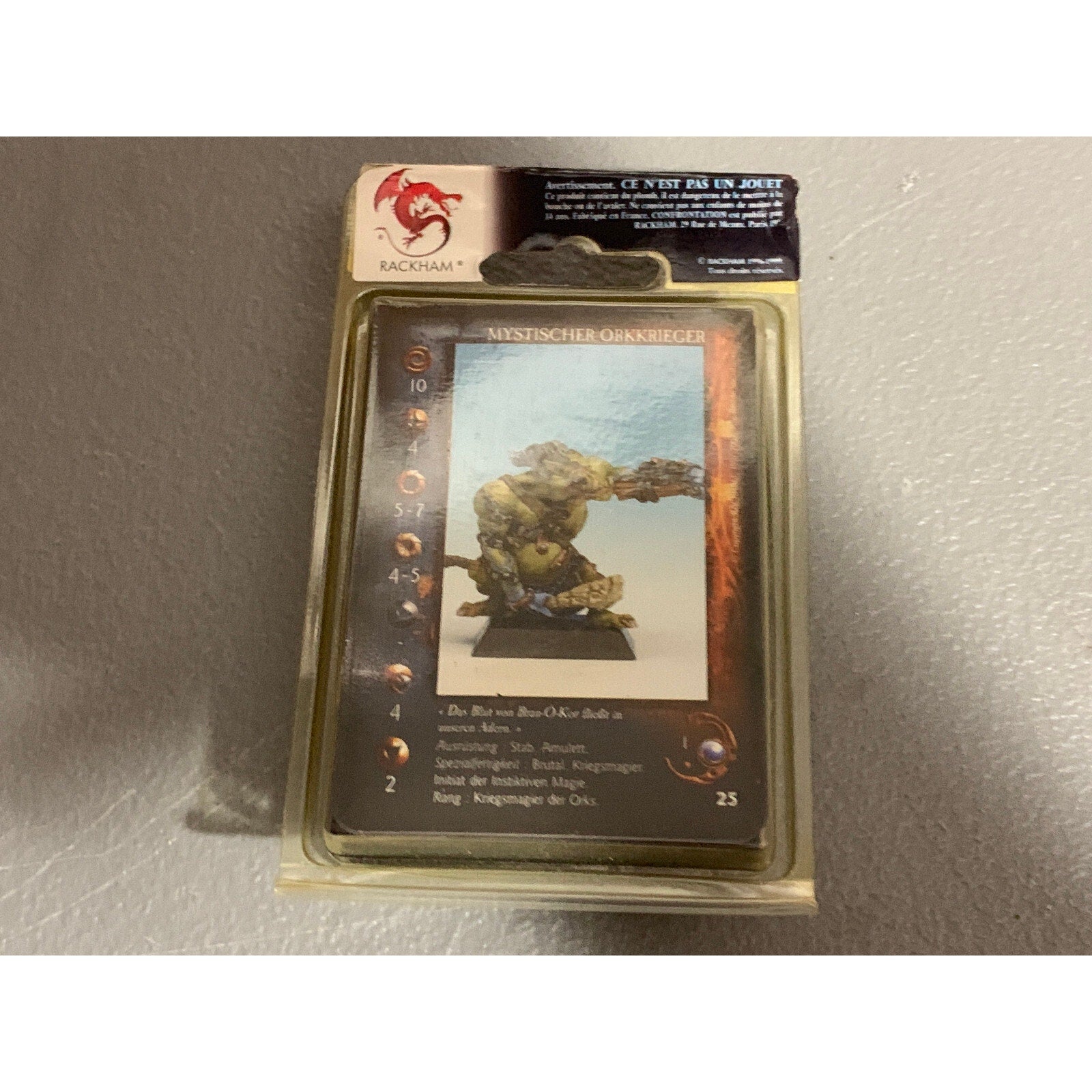 A10417 RACKHAM CONFRONTATION METAL OOP MYSTIC WARRIOR