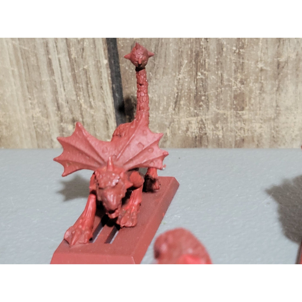 A18131 WARHAMMER 40K CHAOS DAEMONS METAL FLESH HOUNDS OF KHORNE MISS 1 HEAD