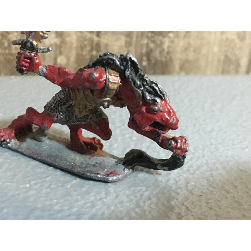 A29773 RAL PARTHA METAL ARMORED BALROG NO WINGS TABLETOP FANTASY WARGAMES