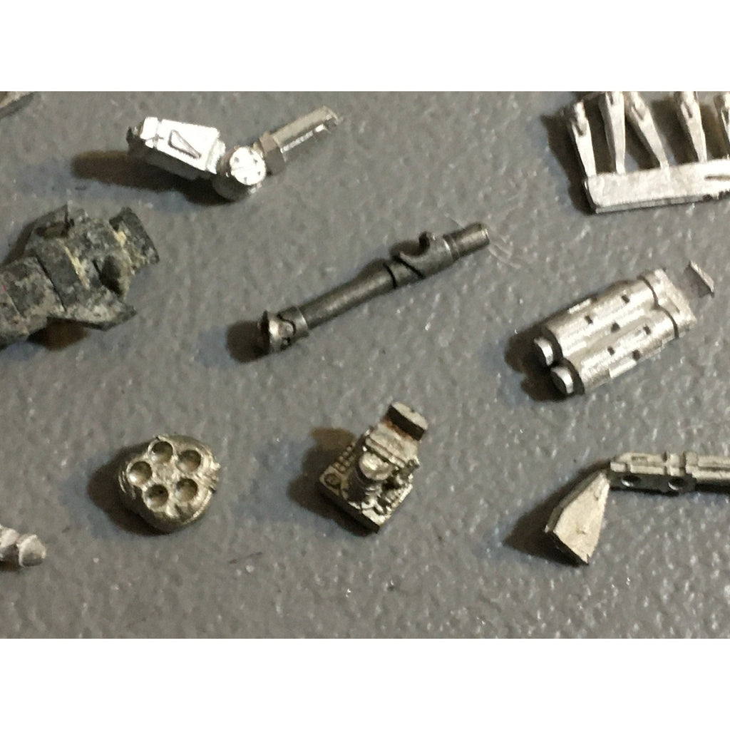 A32546 UNKNOWN MINIATURES ALL METAL BITS & INCOMPLETE LOT SCI-FI FUTURISTIC