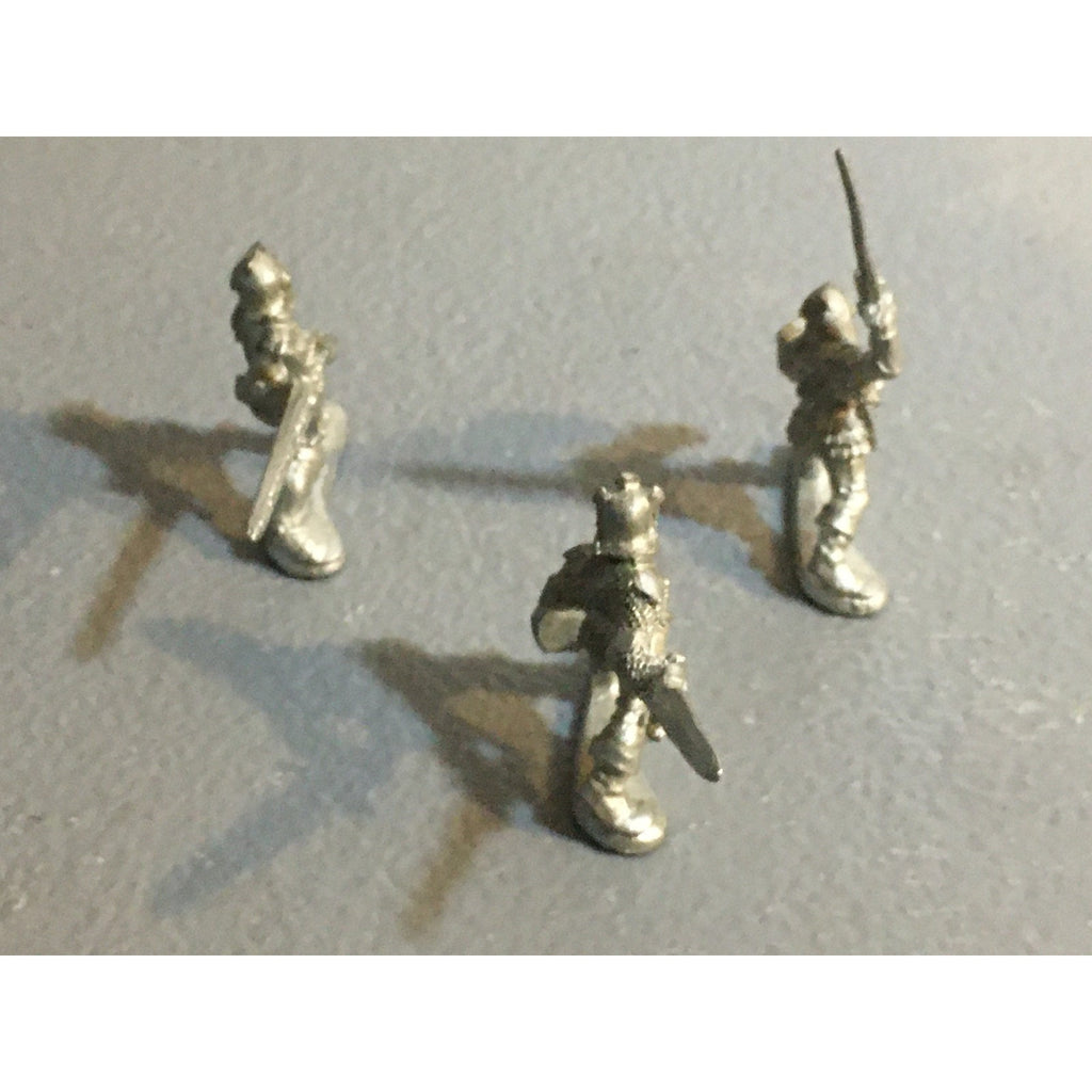 A32610 RAL PARTHA MINIATURES METAL 3 PK PALADIN KNIGHT FIGHTER D&D